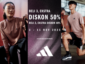 Obral Adidas 11.11: Dapatkan diskon 40–50% untuk gaya adidas favoritmu. Belanja sekarang!